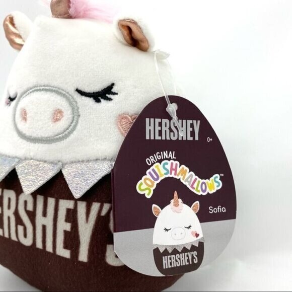 NWT Squishmallow Hershey’s Sofia The Unicorn Plush 5” - Picture 2 of 4